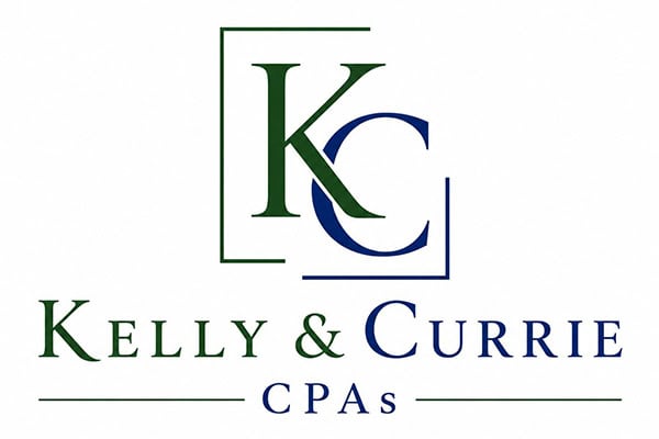 Kelly & Currie CPAs corporate logo.